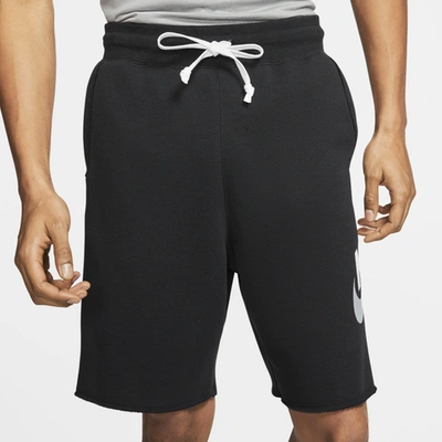 Shop Nike Mens  Nsw Alumni City Shorts In Black/white