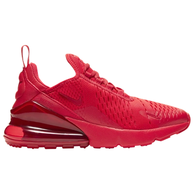 Shop Nike Boys  Air Max 270 In University Red/university Red/university Red