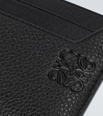 Shop Loewe Classic Leather Cardholder In Black