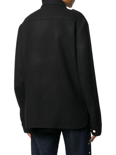 Shop Dries Van Noten Women's Black Wool Outerwear Jacket