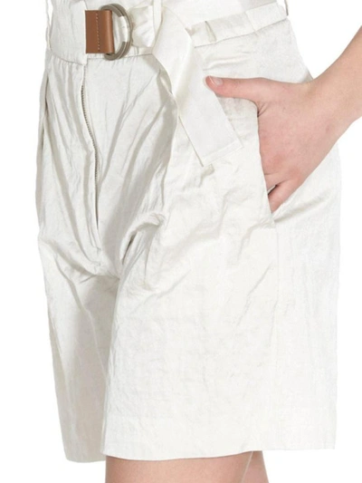 Shop Fabiana Filippi Women's White Cotton Shorts