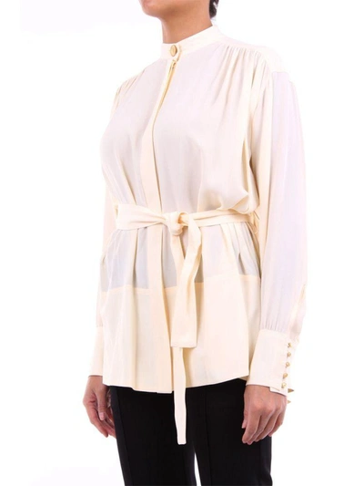 Shop Proenza Schouler Women's Beige Viscose Blouse