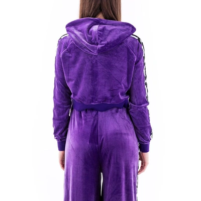Shop Kappa Women's Purple Cotton Sweatshirt