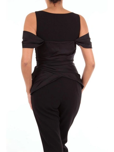 Shop Moschino Women's Black Polyester Tank Top