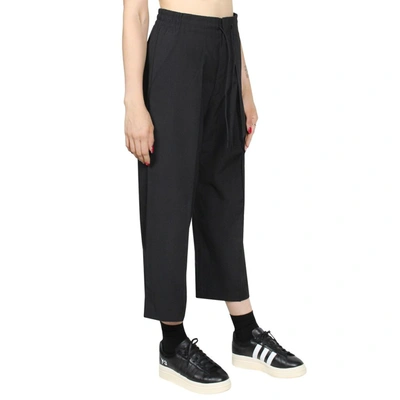 Shop Adidas Y-3 Yohji Yamamoto Women's Black Polyester Pants