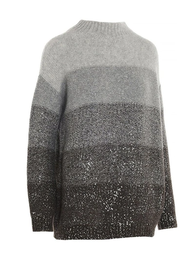 Shop Fabiana Filippi Women's Grey Sweater
