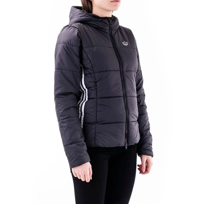 Shop Adidas Originals Adidas Women's Black Polyester Down Jacket