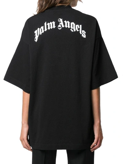 Shop Palm Angels Women's Black Cotton T-shirt