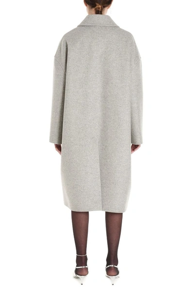 Shop Givenchy Women's Grey Wool Coat