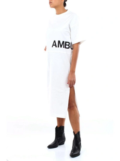 Shop Ambush Women's White Cotton Dress