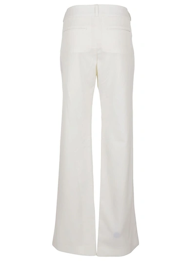 Shop Balmain Women's White Cotton Pants