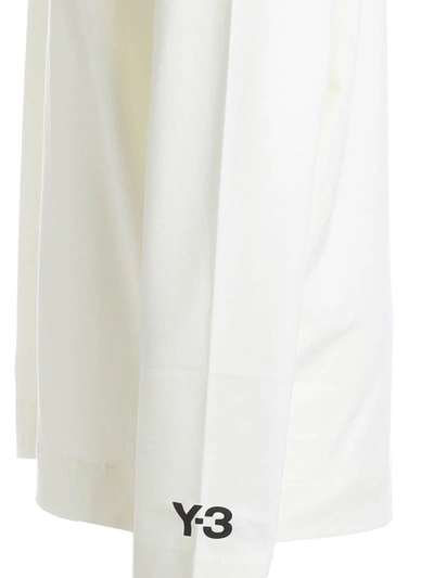 Shop Adidas Y-3 Yohji Yamamoto Women's White Cotton T-shirt