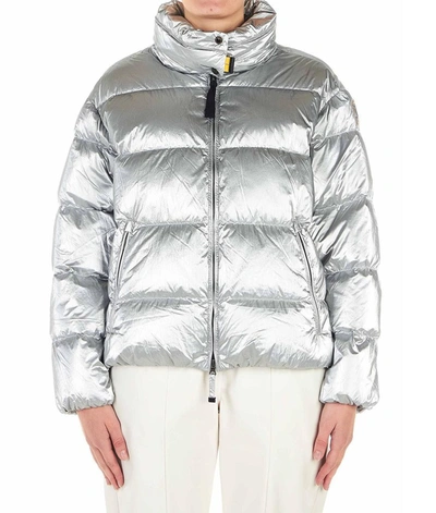 Shop Parajumpers Women's Silver Down Jacket