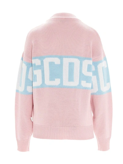 Shop Gcds Women's Pink Wool Sweater