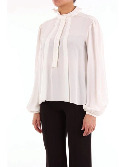 Shop Chloé Women's White Silk Shirt