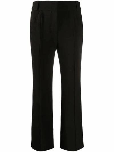 Shop Fendi Women's Black Viscose Pants