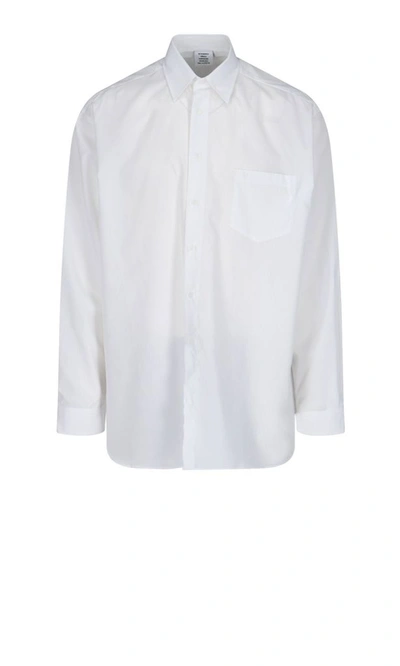 Shop Vetements Women's White Cotton Shirt
