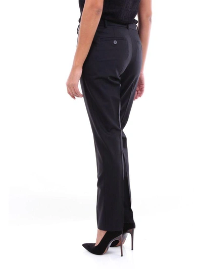 Shop Michael Kors Women's Black Wool Pants