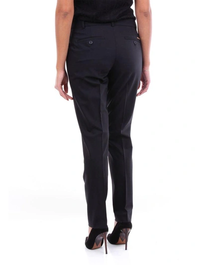Shop Michael Kors Women's Black Wool Pants