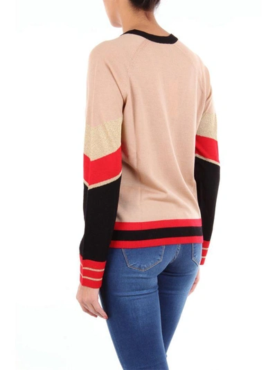 Shop Versace Collection Women's Beige Wool Sweater