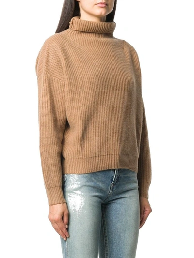 Shop Isabel Marant Women's Beige Cashmere Sweater