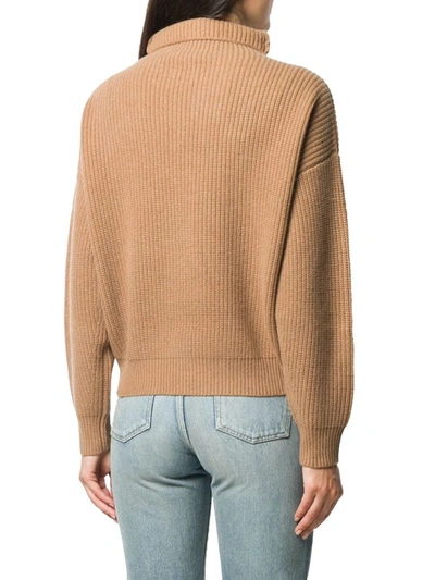 Shop Isabel Marant Women's Beige Cashmere Sweater