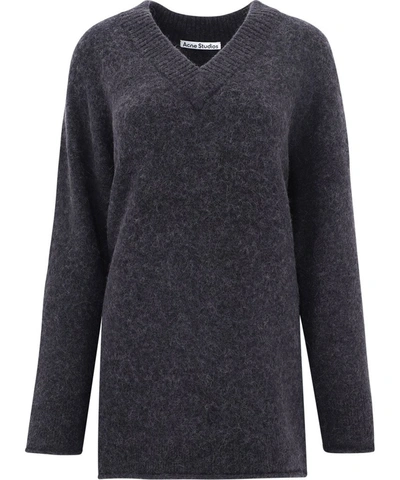 Shop Acne Studios Women's Grey Polyamide Sweater