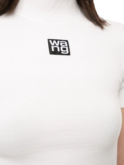 Shop Alexander Wang Women's White Viscose T-shirt