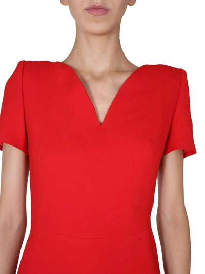 Shop Alexander Mcqueen Women's Red Dress