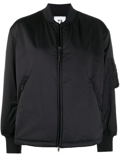 Shop Adidas Y-3 Yohji Yamamoto Women's Black Polyester Outerwear Jacket