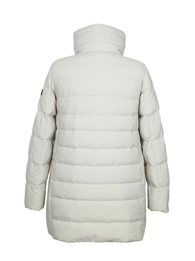 Shop Peuterey Women's White Polyester Down Jacket