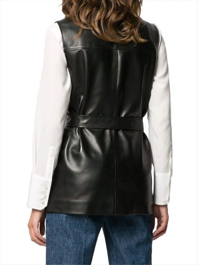 Shop Gucci Women's Black Leather Vest