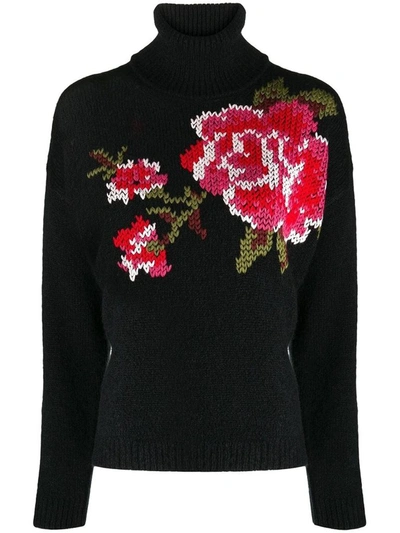 Shop Red Valentino Women's Black Sweater