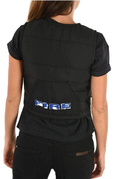 Shop Heron Preston Women's Black Polyester Vest