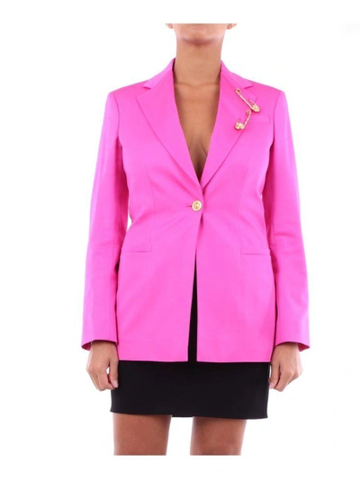 Shop Versace Women's Fuchsia Viscose Blazer