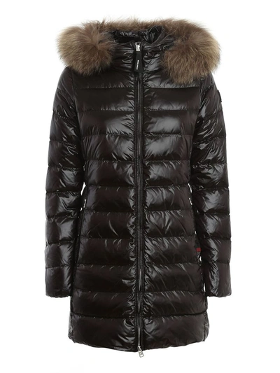 Shop Woolrich Women's Black Polyamide Down Jacket