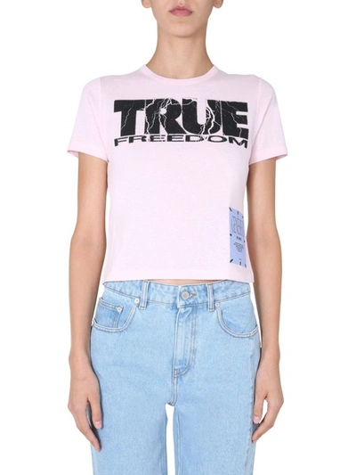 Shop Mcq By Alexander Mcqueen Women's Pink T-shirt