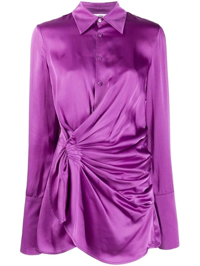Shop Attico Women's Pink Acetate Dress
