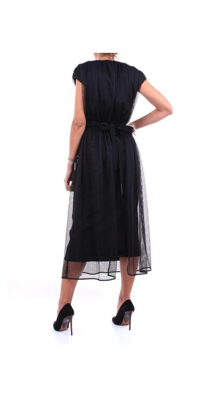 Shop Moncler Women's Black Polyester Dress
