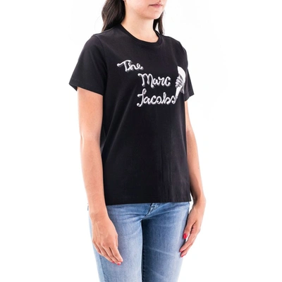 Shop Marc Jacobs Women's Black Cotton T-shirt