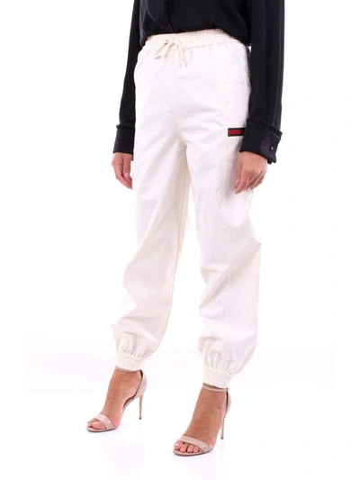 Shop Gucci Women's White Cotton Pants