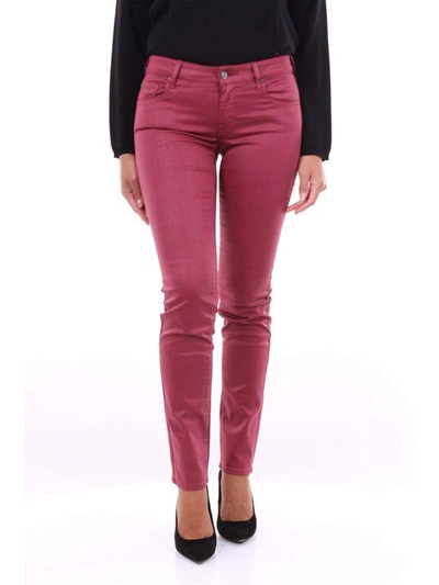 Shop Jacob Cohen Women's Red Cotton Jeans