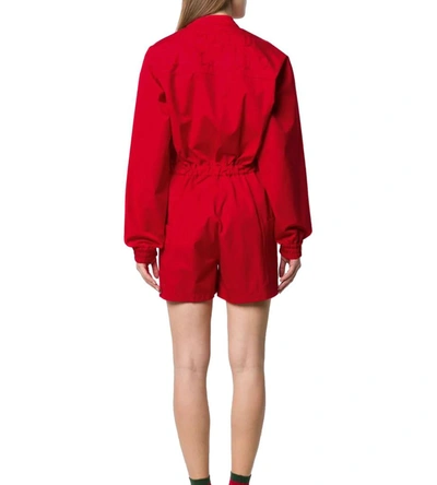 Shop Gucci Women's Red Cotton Dress