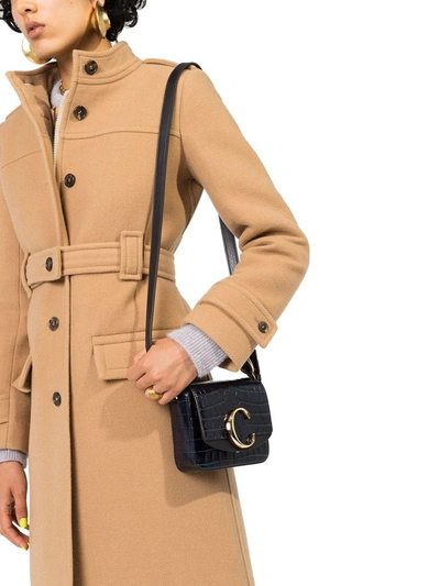 Shop Chloé Women's Beige Wool Coat