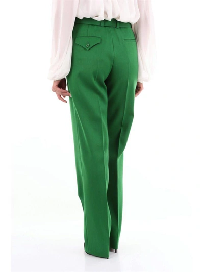 Shop Givenchy Women's Green Polyester Pants