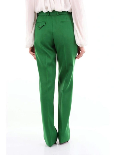 Shop Givenchy Women's Green Polyester Pants