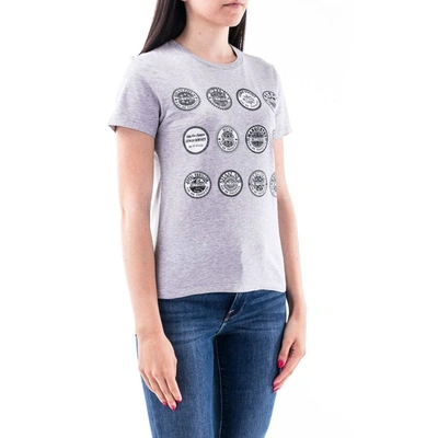 Shop Etro Women's Grey Cotton T-shirt