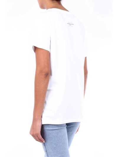 Shop Alexandre Vauthier Women's White Cotton T-shirt