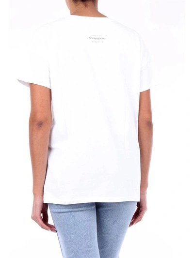 Shop Alexandre Vauthier Women's White Cotton T-shirt
