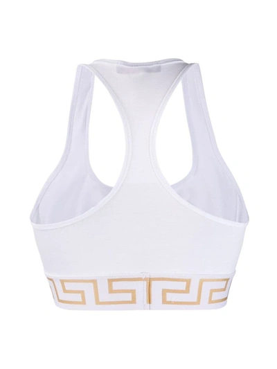 Shop Versace Women's White Cotton Bra